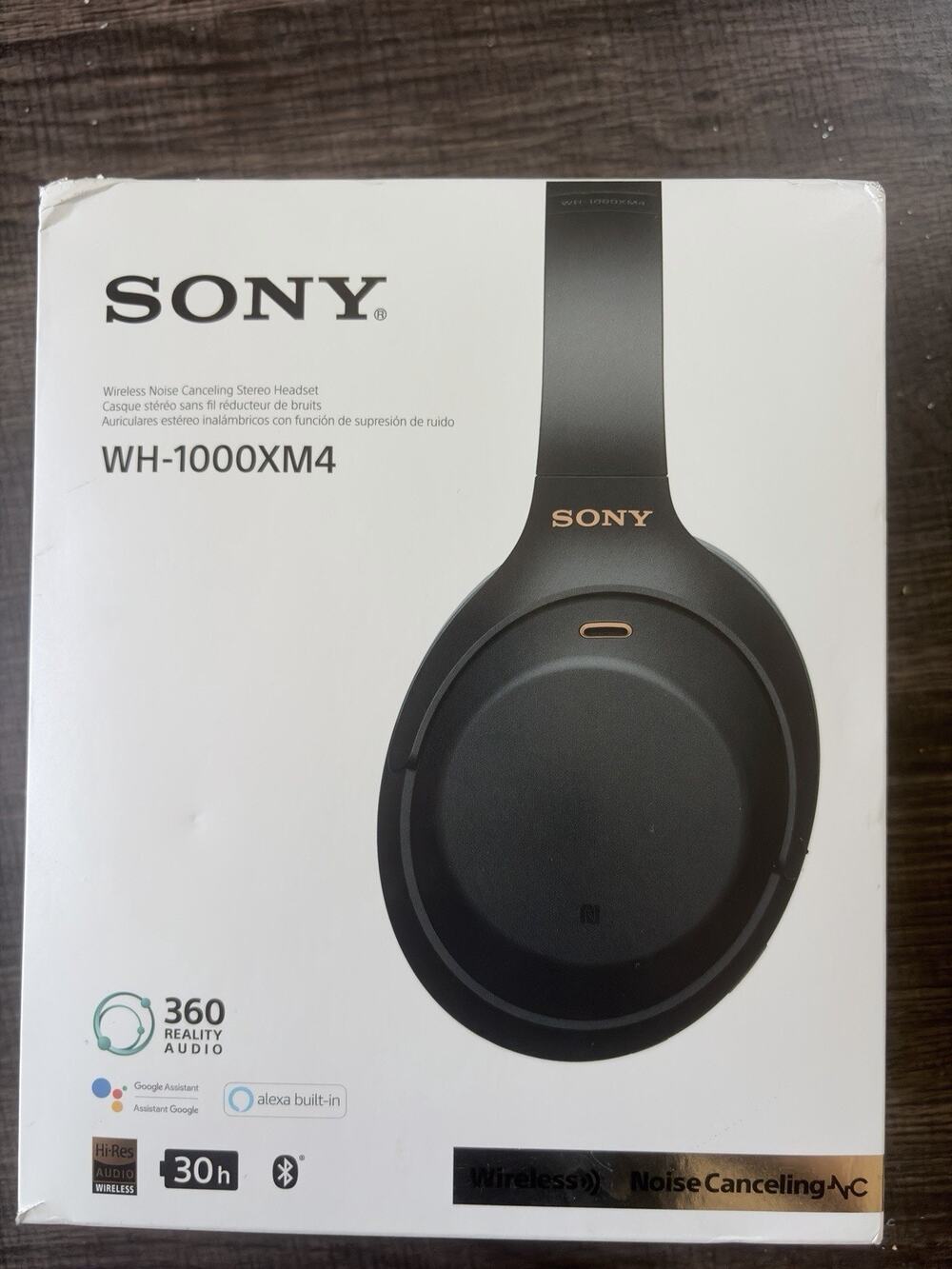 Sony WH-1000XM4 Wireless Noise Cancelling Headphones Black